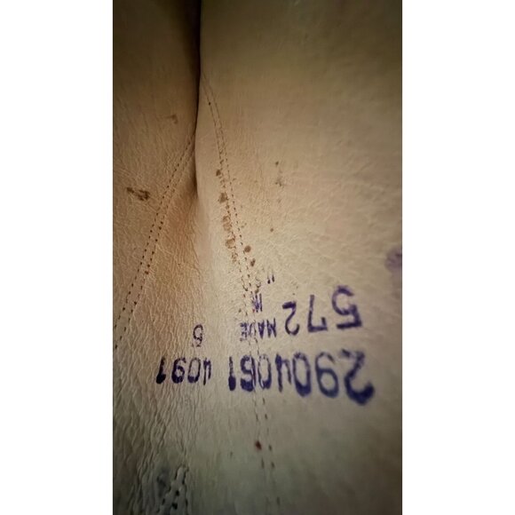 Vintage Dan Post 2901091 Red Python Cowboy Boots Made in USA - 1970s Exotic Leat - Picture 6 of 8